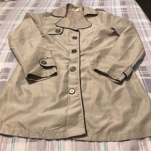 La Redoute Light Weight Cotton Trench Coat Size UK 14/16 - Picture 2 of 11